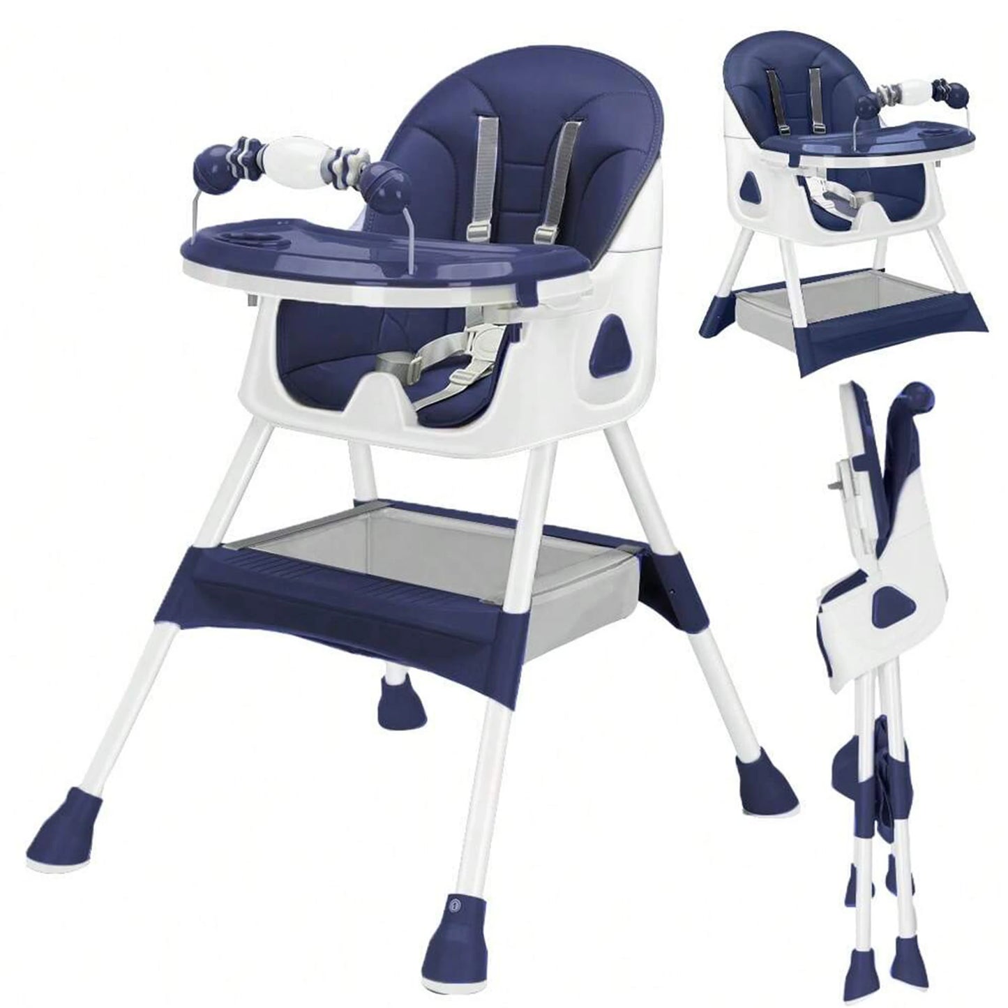 Foldable Baby High Chair – Safe, Comfortable & Easy to Clean! 🍼
