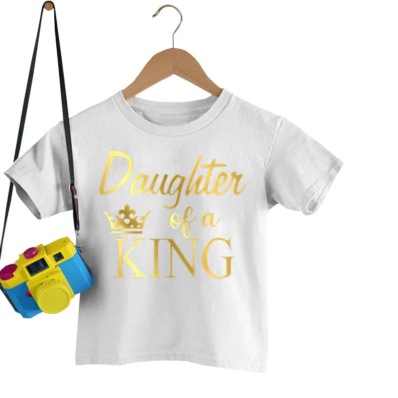 Father of a Princess & Daughter of a King Matching T-Shirts