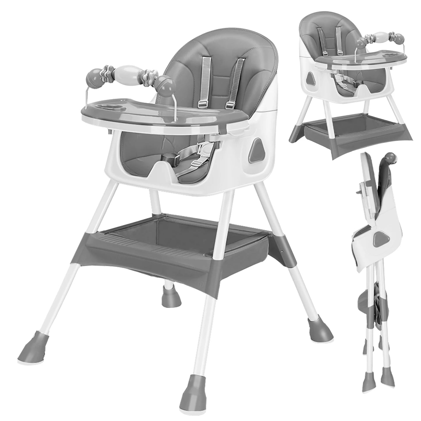 Foldable Baby High Chair – Safe, Comfortable & Easy to Clean! 🍼