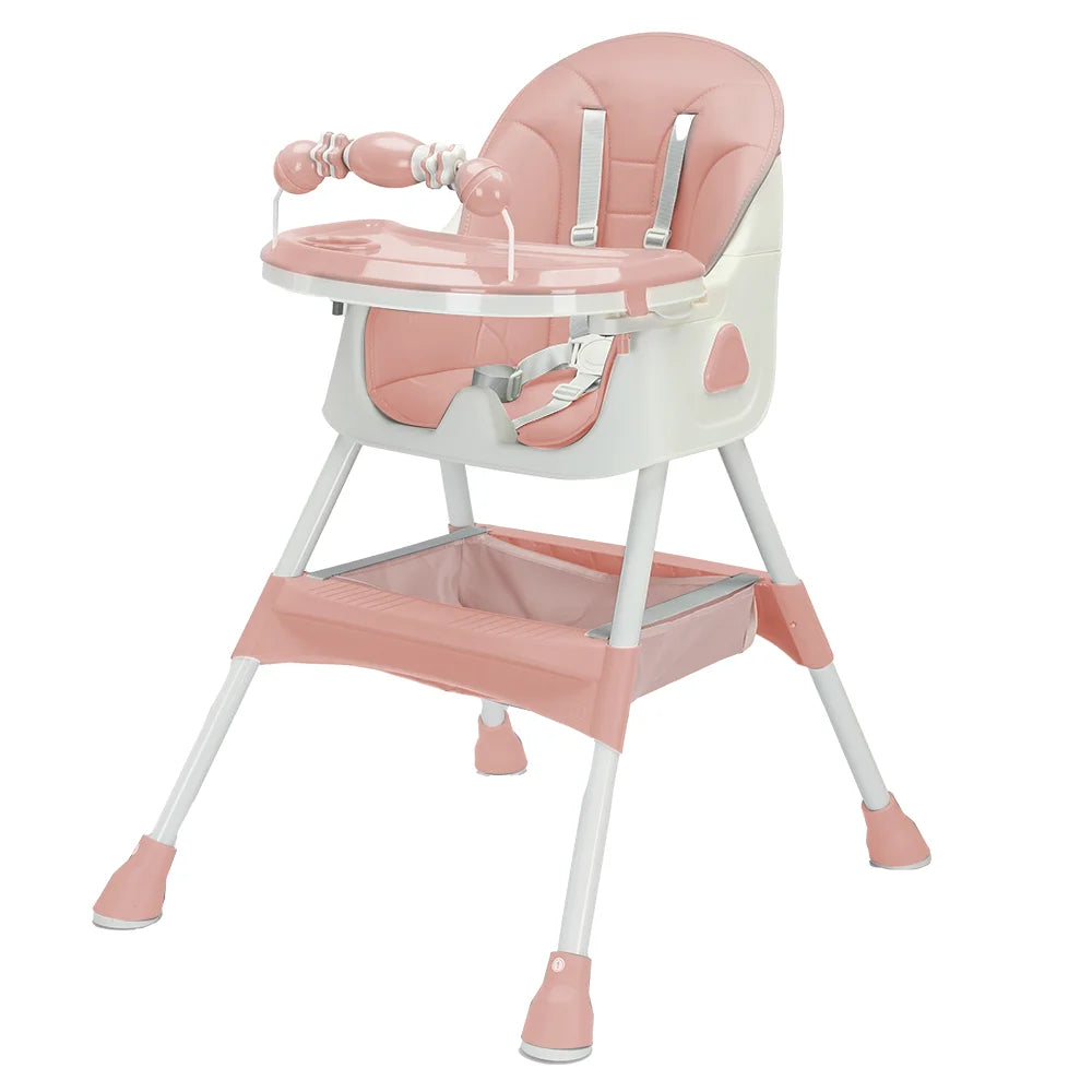 Foldable Baby High Chair – Safe, Comfortable & Easy to Clean! 🍼